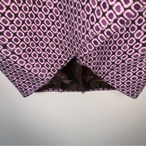 NWT Forever 21 Dress Womens Small Purple Retro Mod Tweed Pattern Pencil Business - Picture 5 of 8